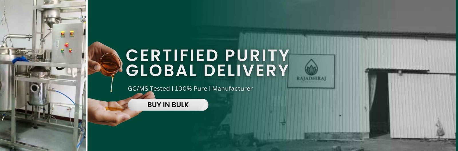 Certified purity Sandalwood oil manufacturing