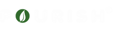pourish white logo