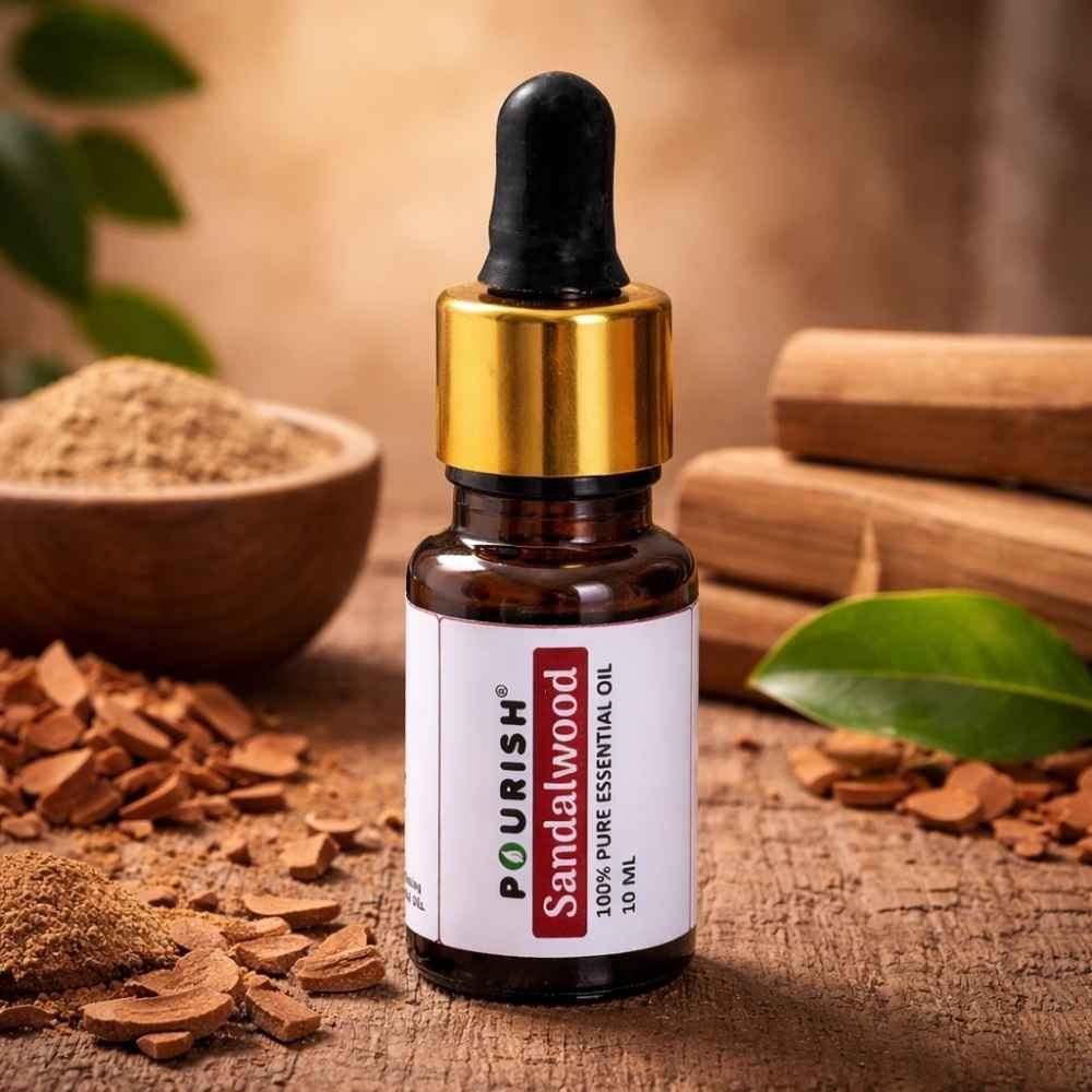Pourish sandalwood essential oil 10ml pure natural oil dropper bottle for aromatherapy skin care and relaxation Pourish sandalwood essential oil 10ml pure natural oil dropper bottle for aromatherapy skin care and relaxation
