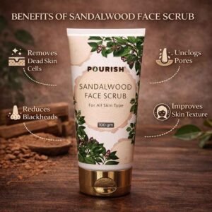 sandalwood face scrub benefits removes dead skin unclogs pores improves skin